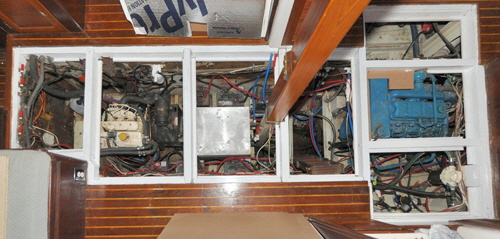 The whole of the bilge flooded!