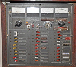 This is the master electrical panel which was moved to a safer location.