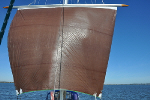 The trial tarp sail also worked quite well.