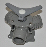 A change-over pipe used in heads.