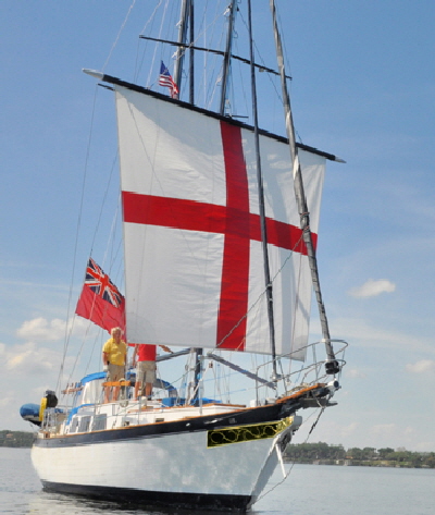 The square sail is a fine down wind sail.