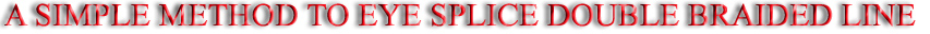 Eye splice - header