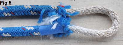 This shows the core, partly extracted from the cover.