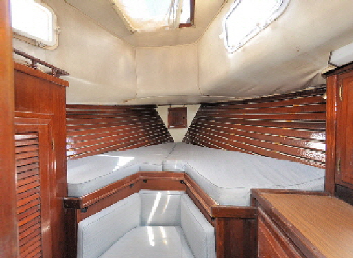 This is the forward cabin before remodelling